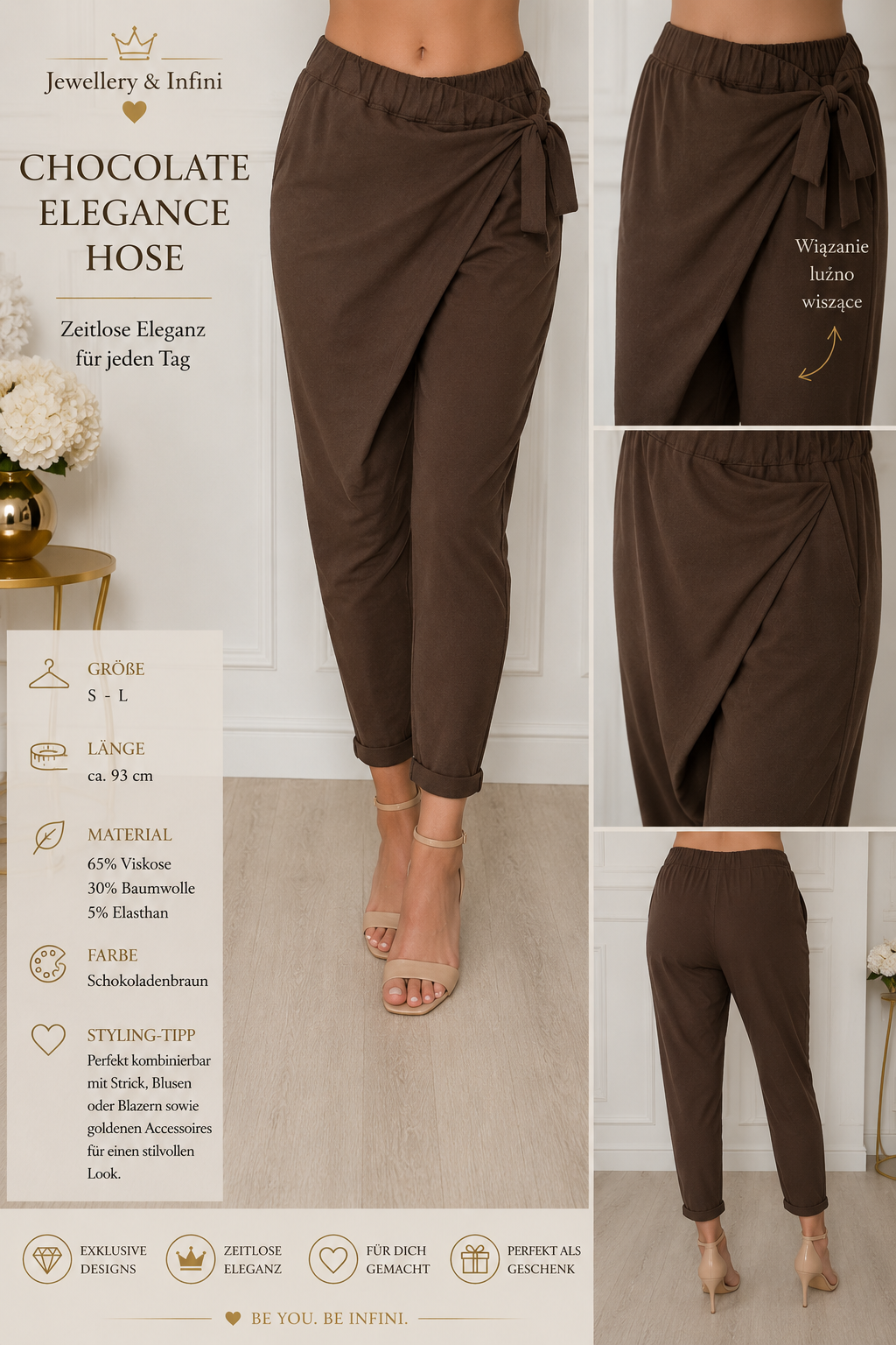 Chocolate Elegance Hose