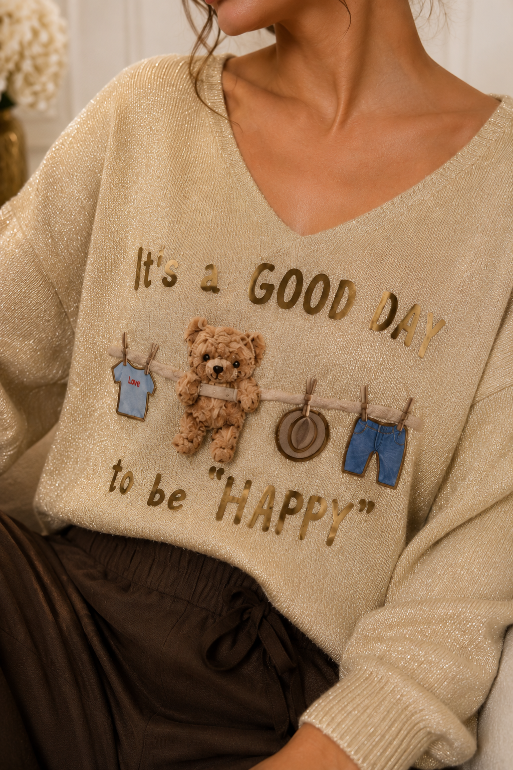 Golden Glow Pullover