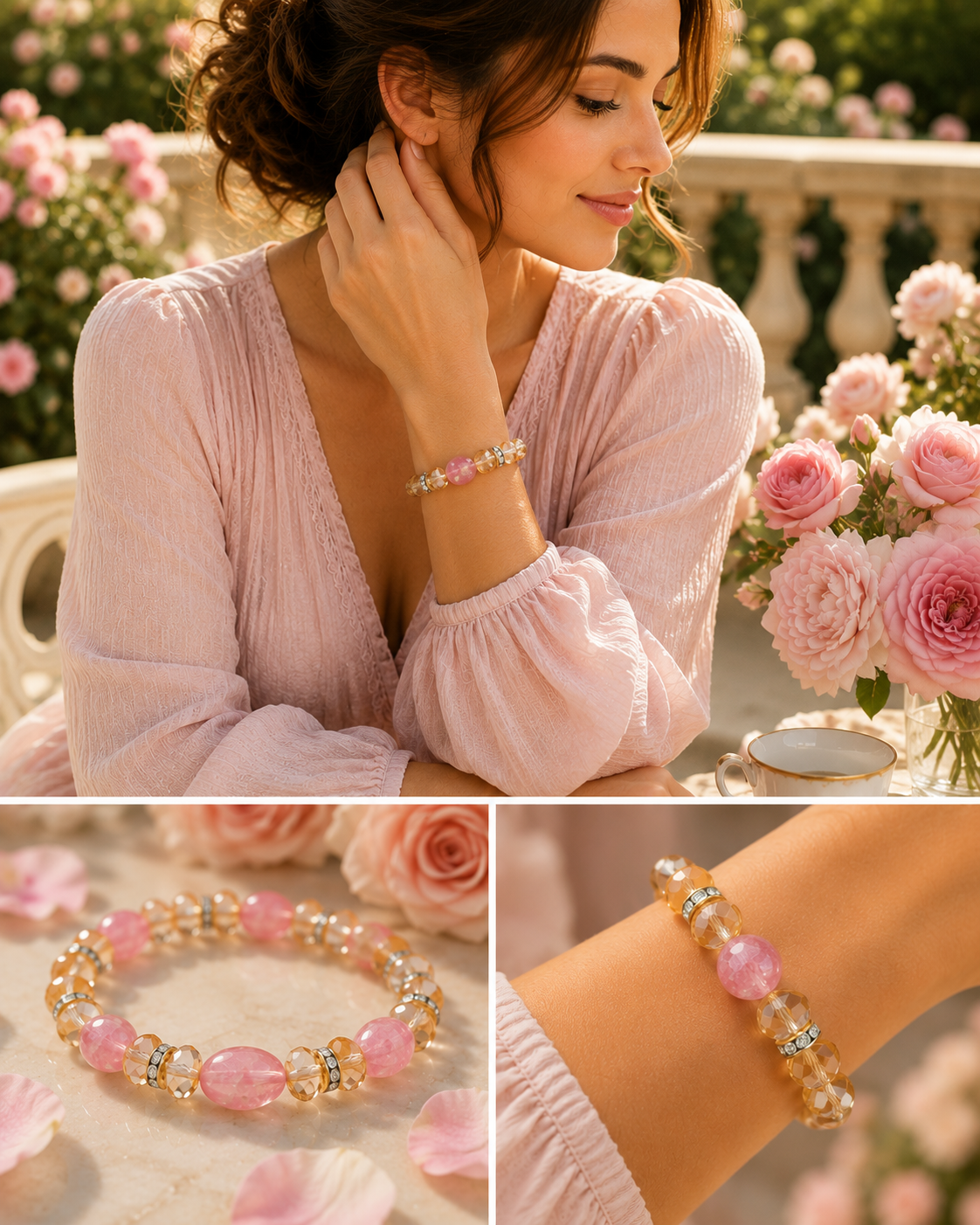 ✨ Infini Sparkle – Elastische Armbänder