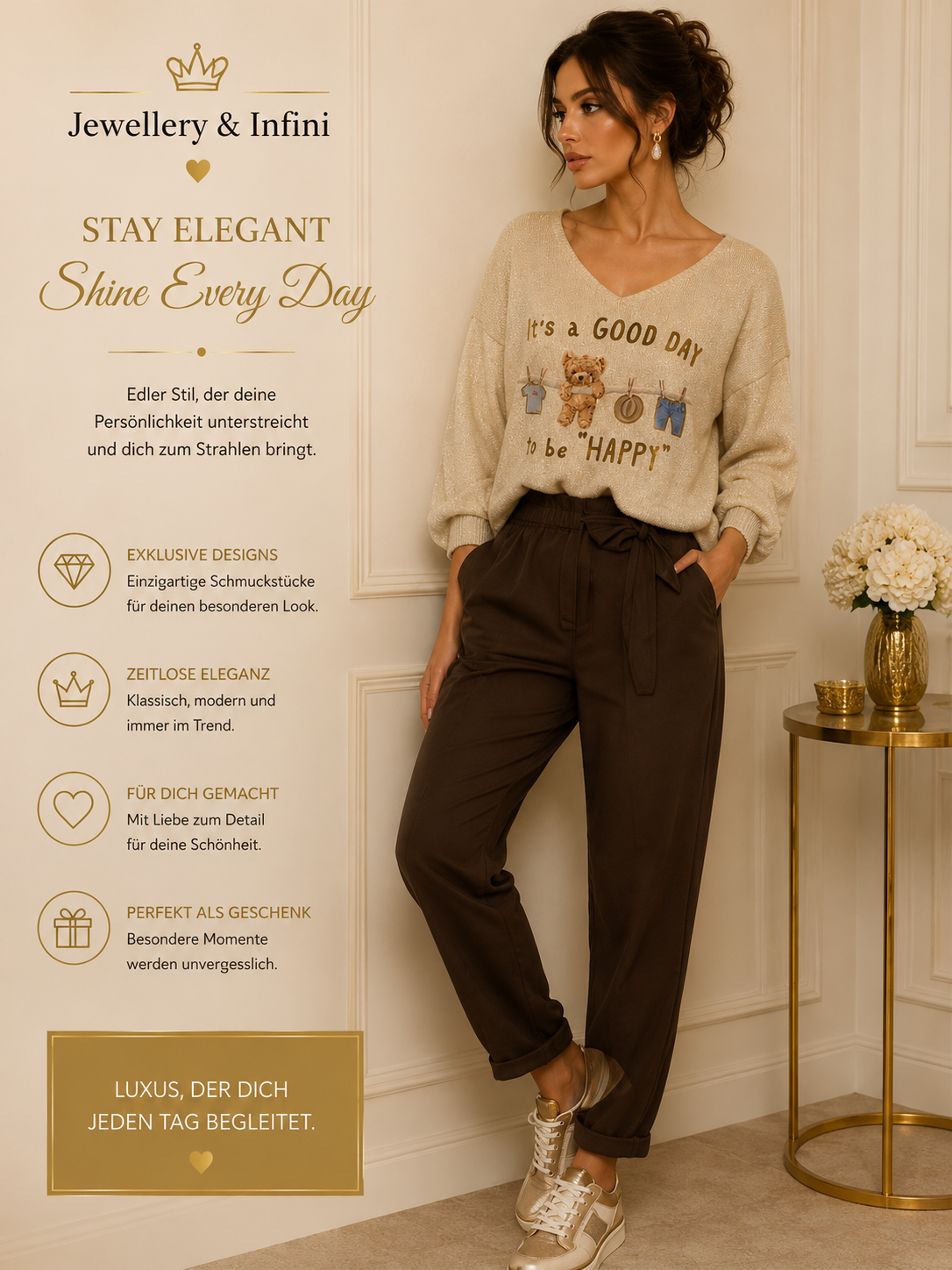 Golden Glow Pullover