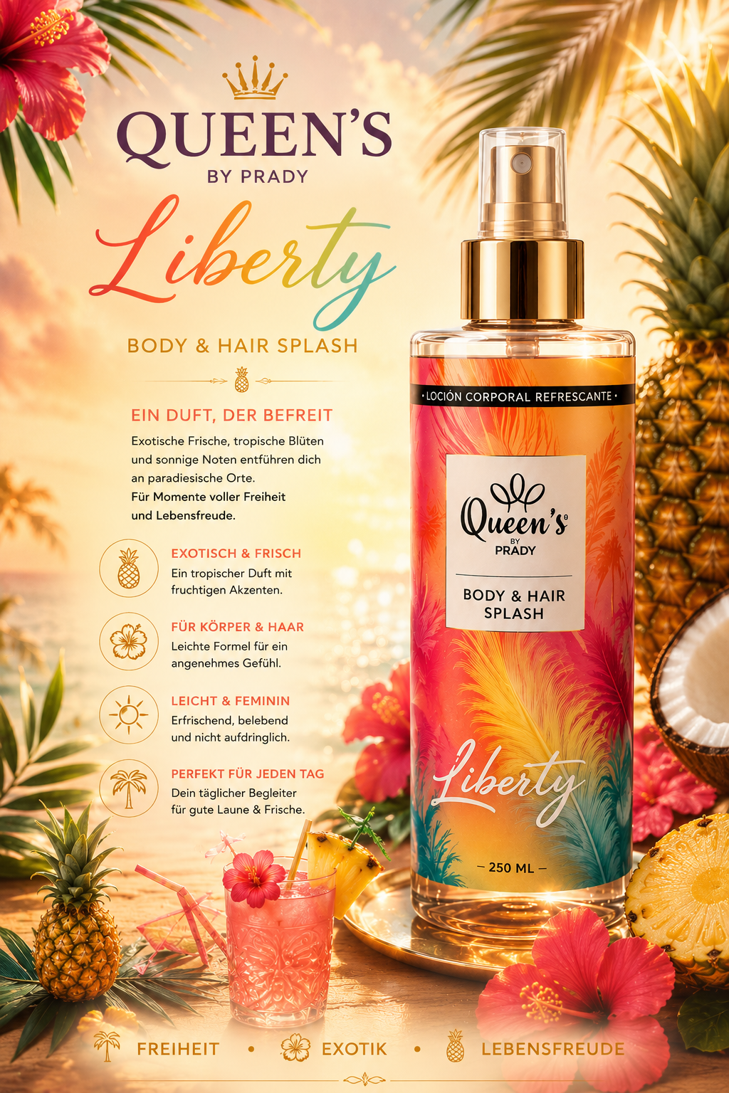 🍍 LIBERTY – Ein Hauch vom Paradies 250ml.🍍 ✨🌴☀️