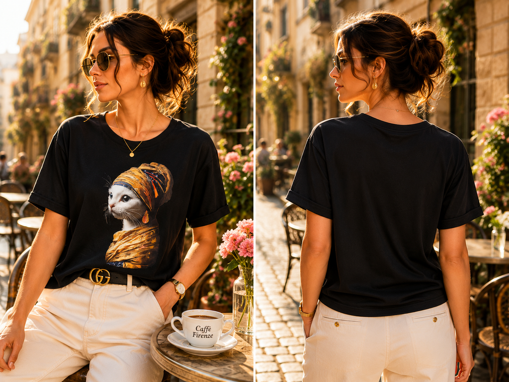 🐱 CAT ART T-SHIRT