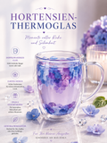 💜 Hortensien-Thermoglas Lavendelzauber 💜