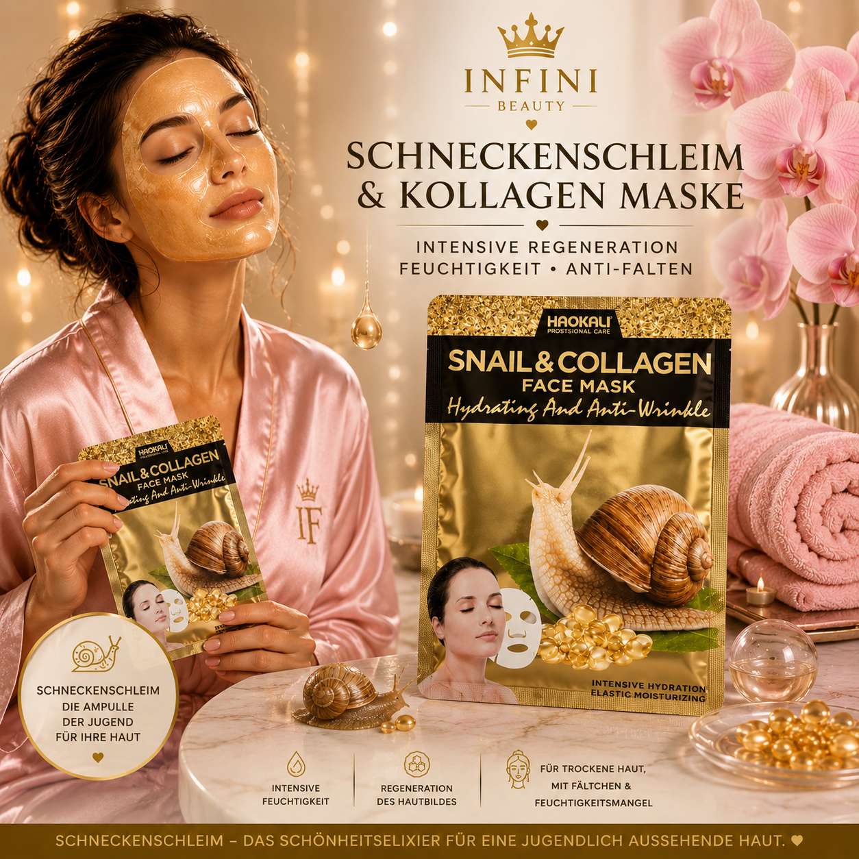 Snail & Collagen Face Mask