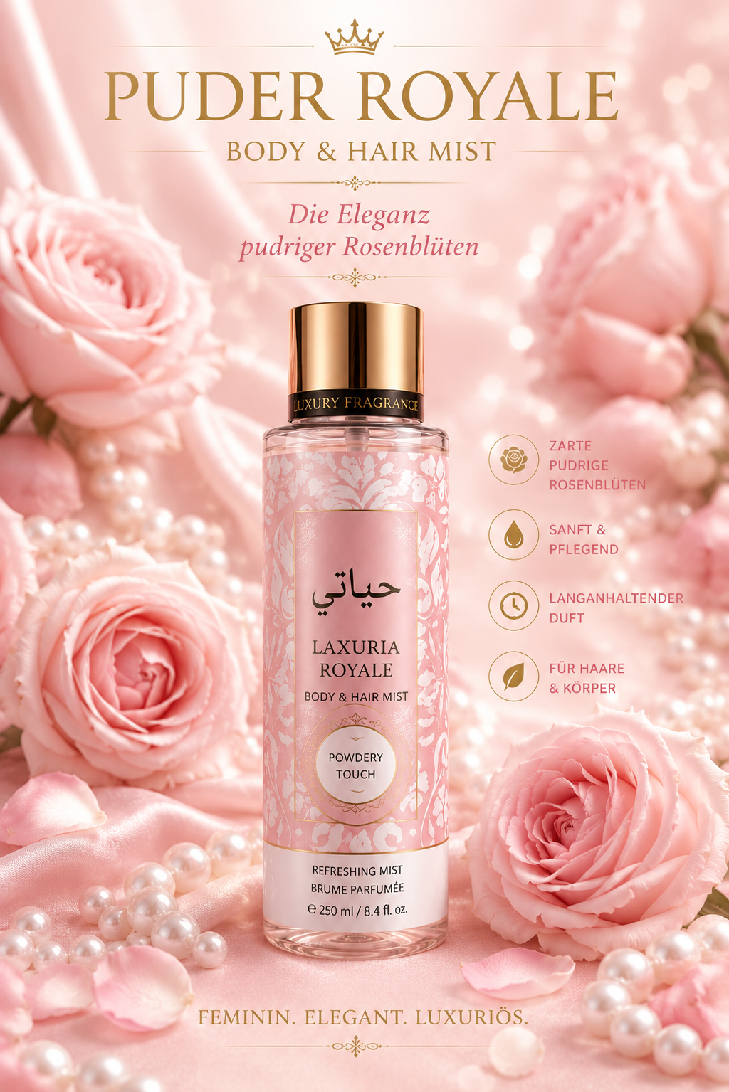 🌹 PUDER ROYALE – Body & Hair Mist 🌹