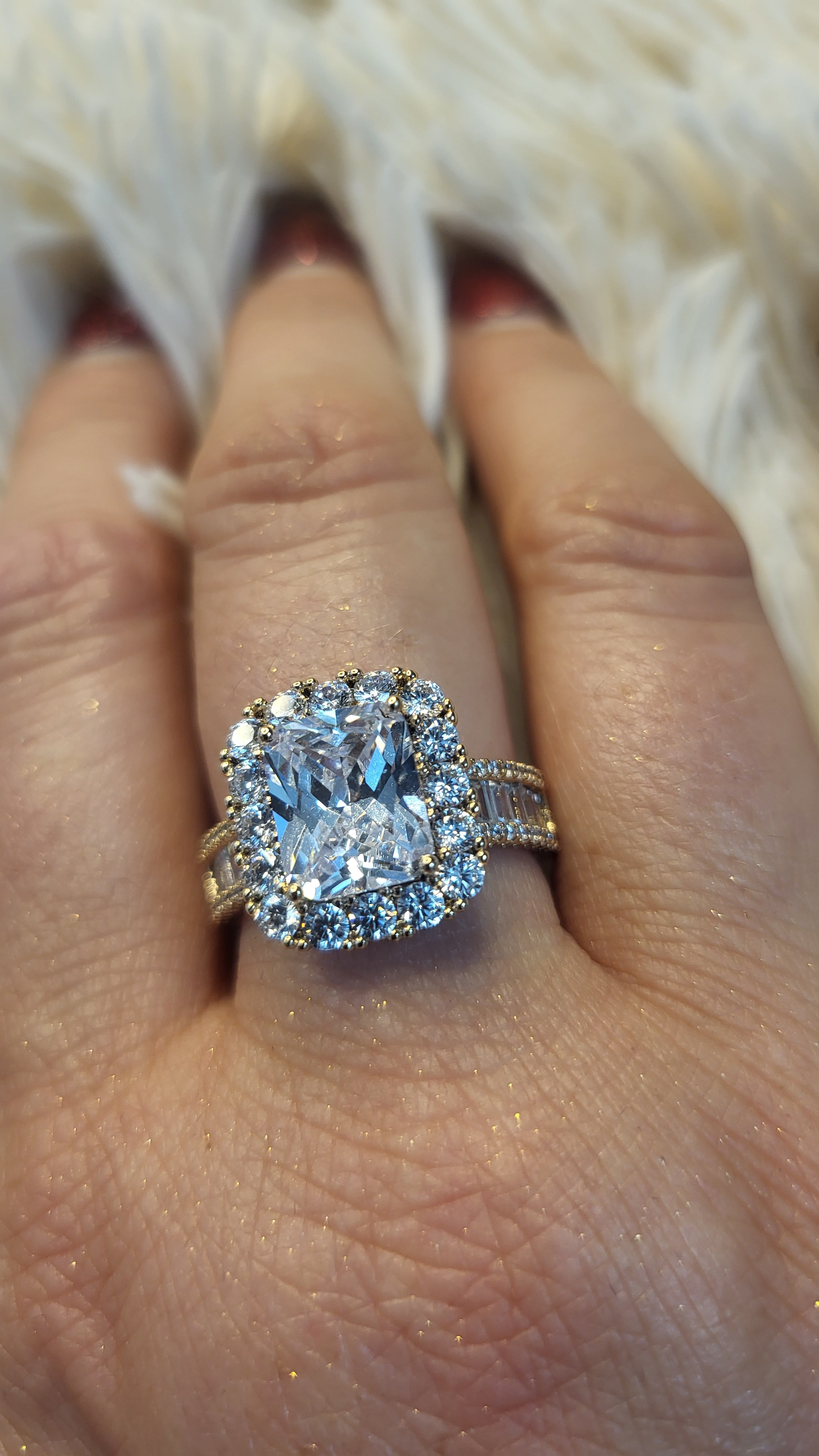 💚 ZEITLOSE ELEGANZ 💍 Ringgröße: 18 ✨ Chirurgischer Stahl mit 18K Vergoldung