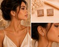 Square Glam Ohrstecker