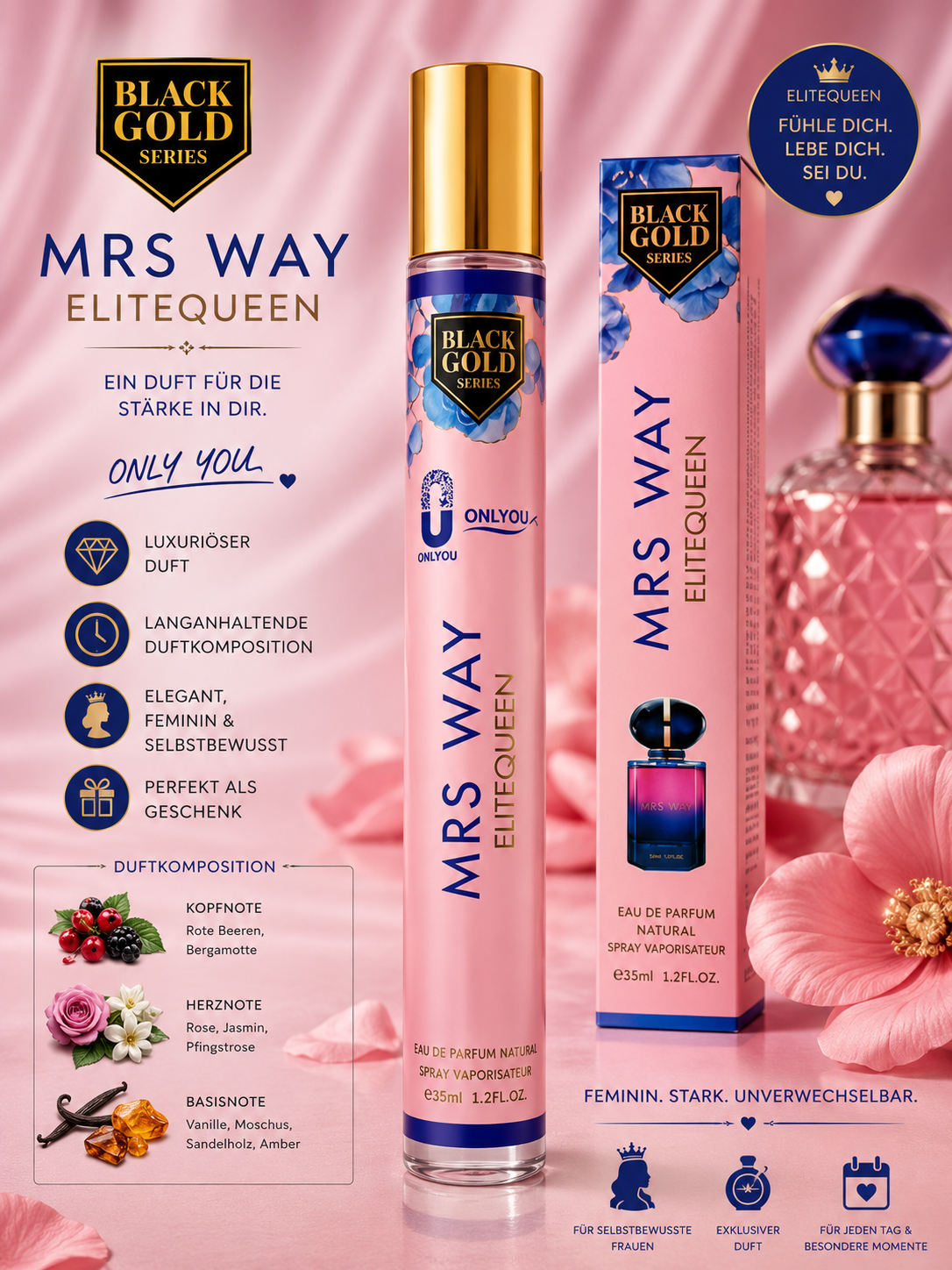 👑 Mrs Way EliteQueen – Eau de Parfum für Damen ✨💖