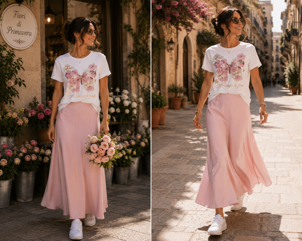 Butterfly Blossom – Premium T-Shirt