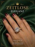 💚 ZEITLOSE ELEGANZ 💍 Ringgröße: 18 ✨ Chirurgischer Stahl mit 18K Vergoldung