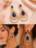 Royal Sapphire – Luxus Ohrstecker