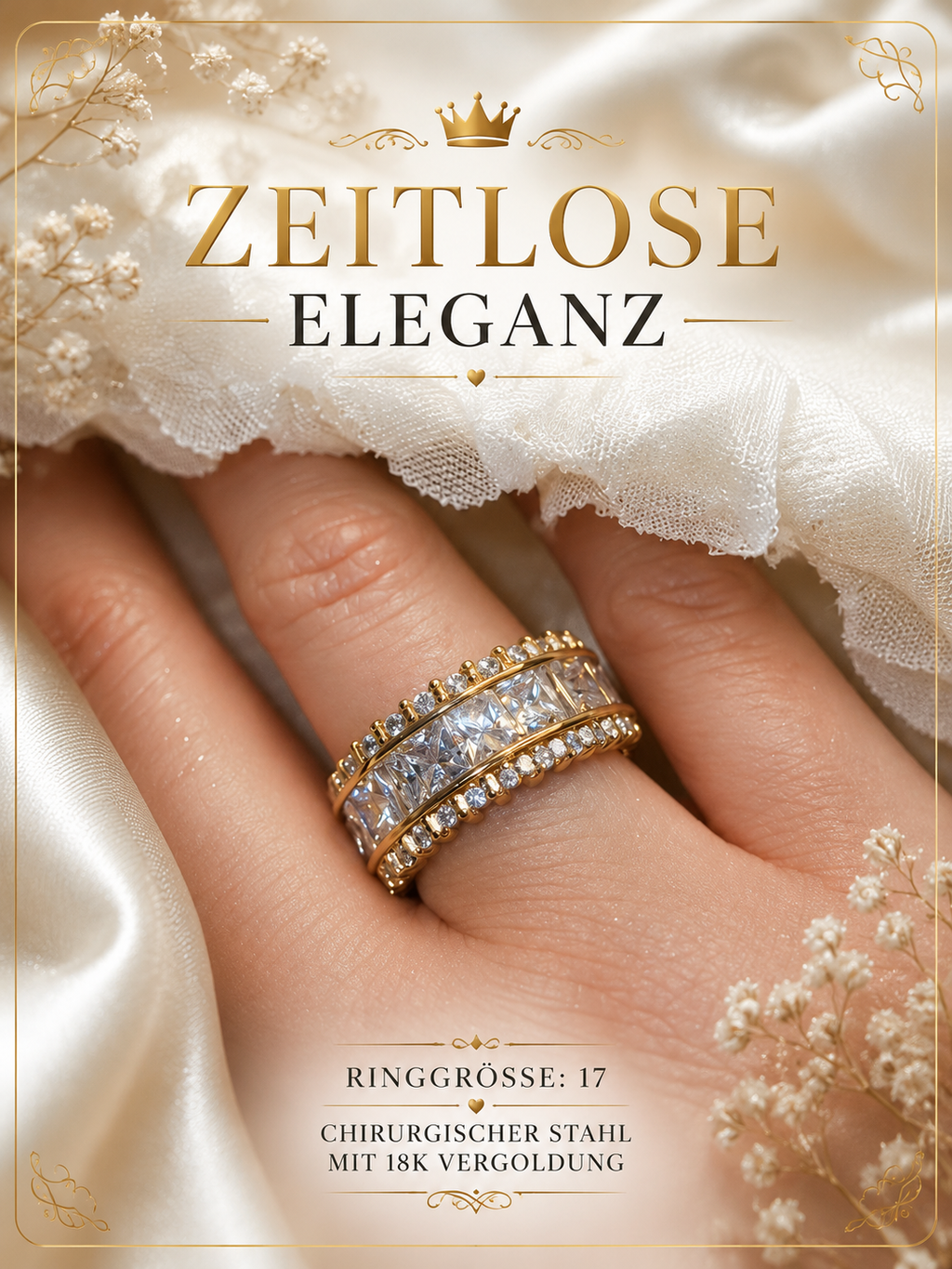✨ Golden Glamour 🤍 Eleganz ohne Zeit