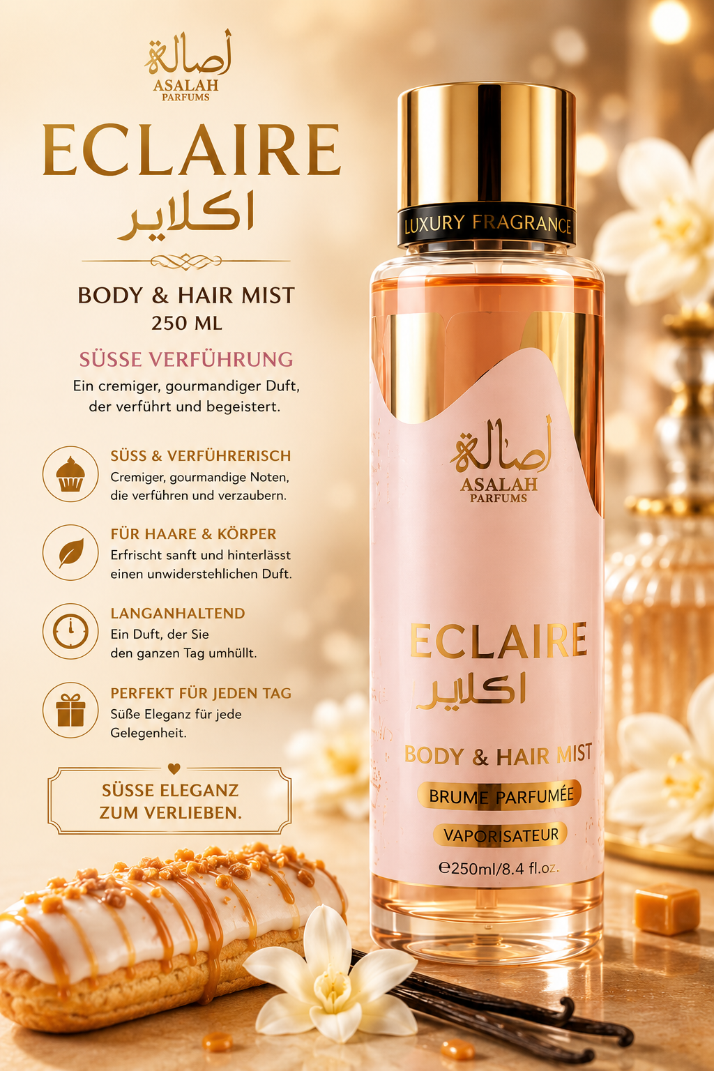🍦 Eclaire – Body & Hair Mist 250 ml
