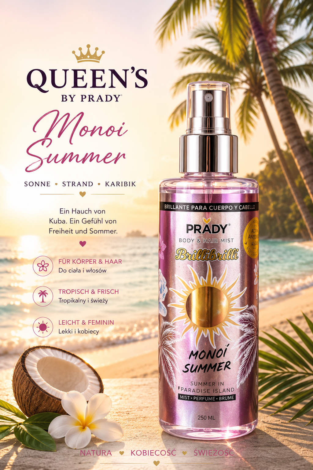 ☀️ Monoi Summer – Karibische Träume 250ml ☀️