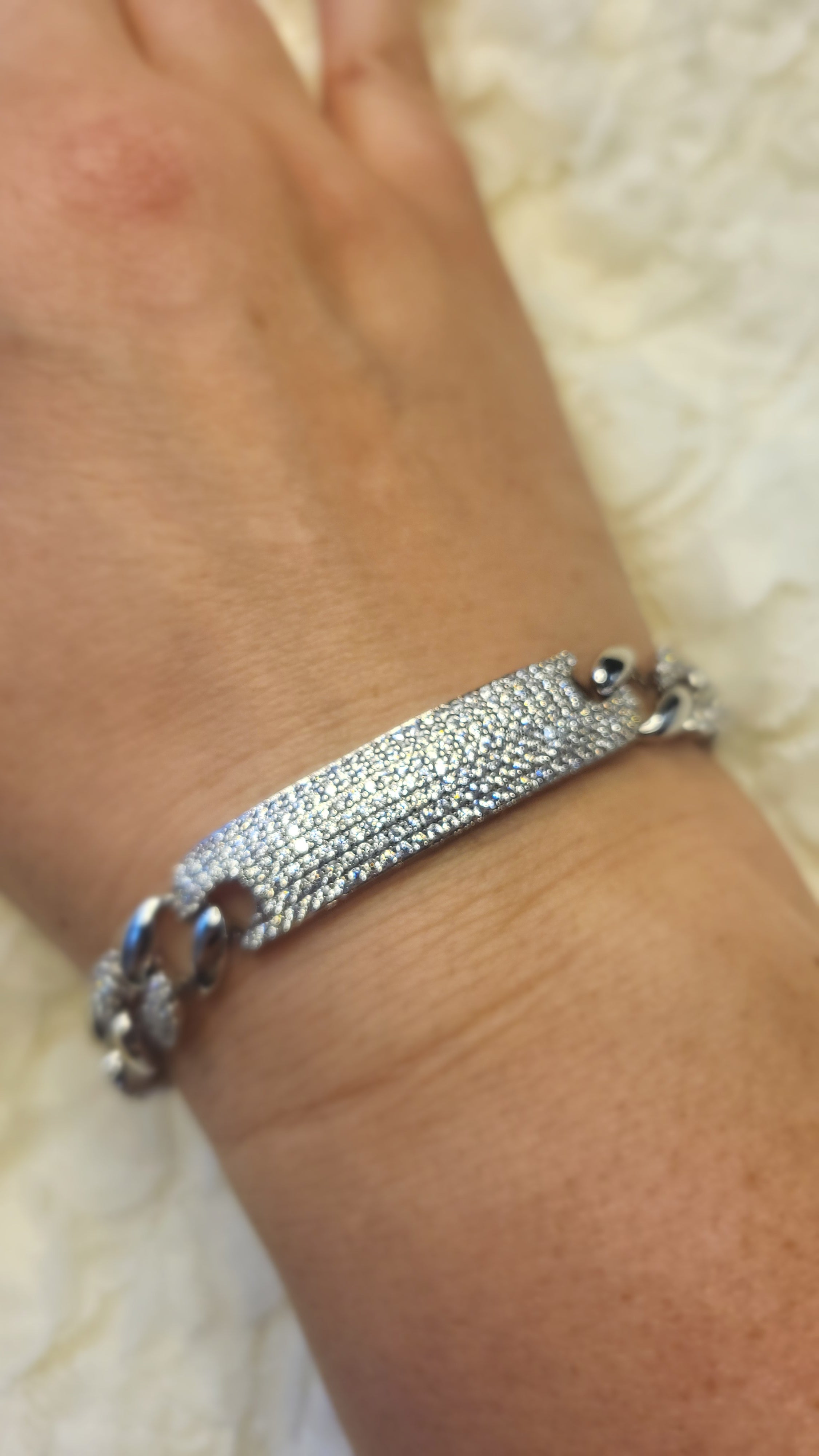 Royal Platinum – Funkelndes Armband mit Zirkonia 💎🤍✨