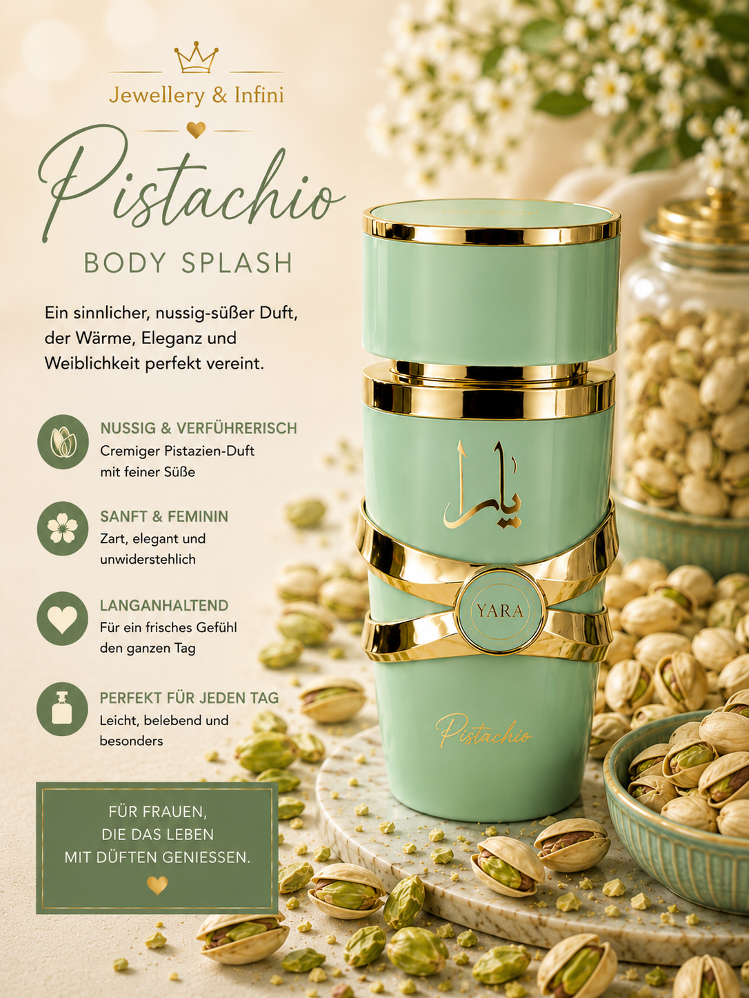 💚** Pistachio – Body Splash** 💚