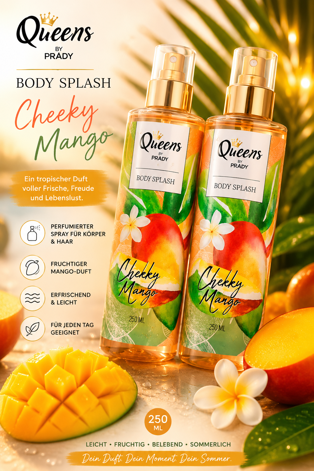 🥭 Cheeky Mango
☀️ Tropische Frische für Körper & Haar 🌴✨