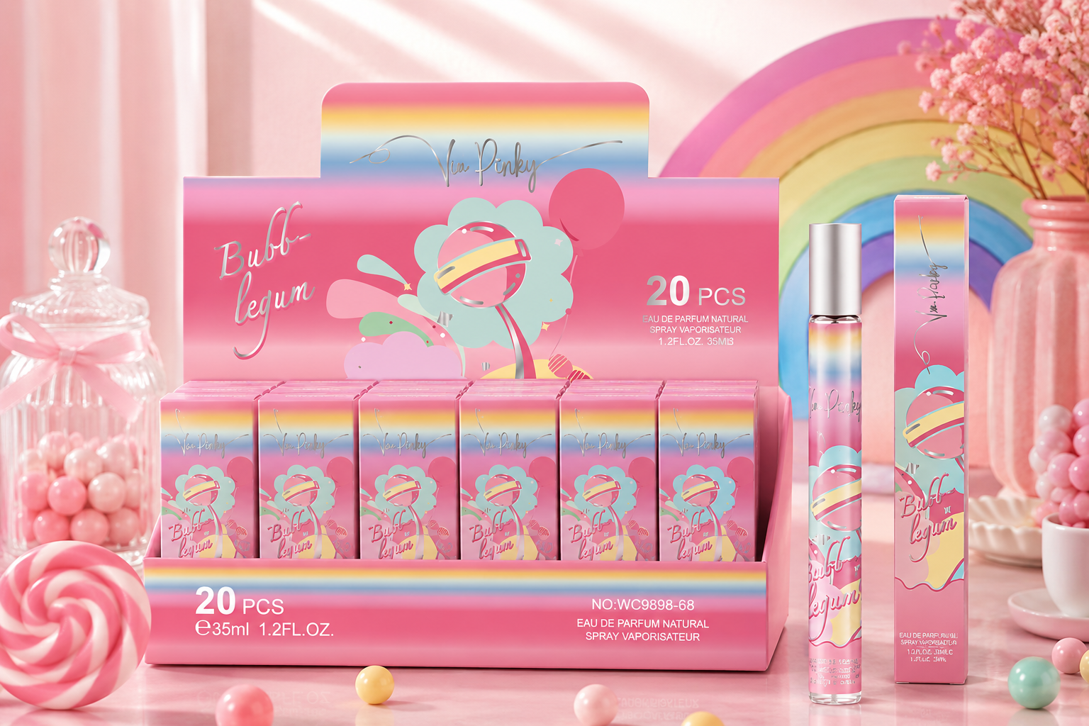 💖 Van Pinky Eau de Parfum 35 ml – Süße Candy Dreams & Rainbow Vibes 🌈✨🍭